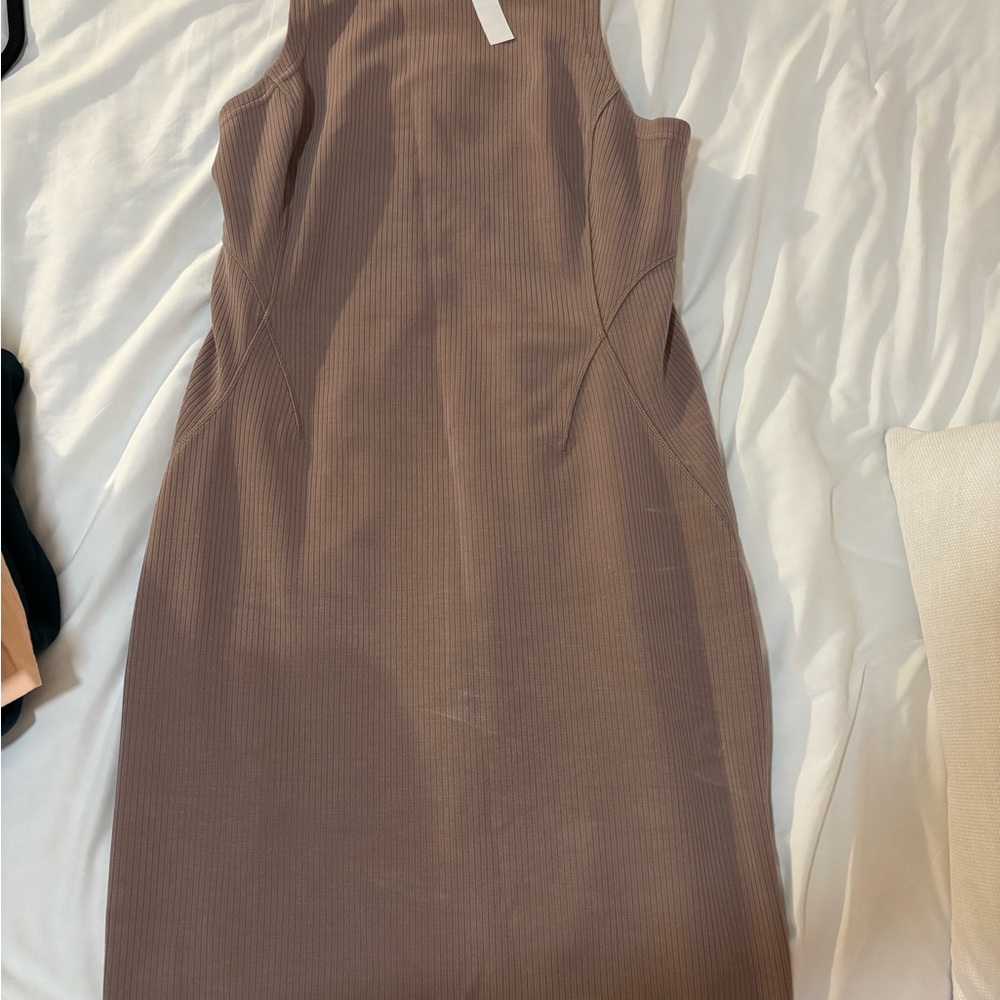 Lululemon Taupe Sleeveless Dress